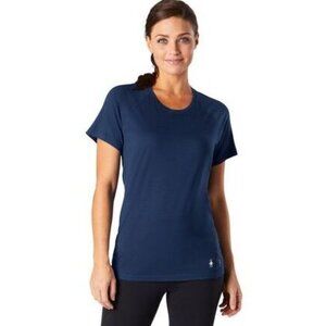 Smartwool Active 120 Plant Base Dye Size Small NWT Indigo Blue $75 Women’s Tee B